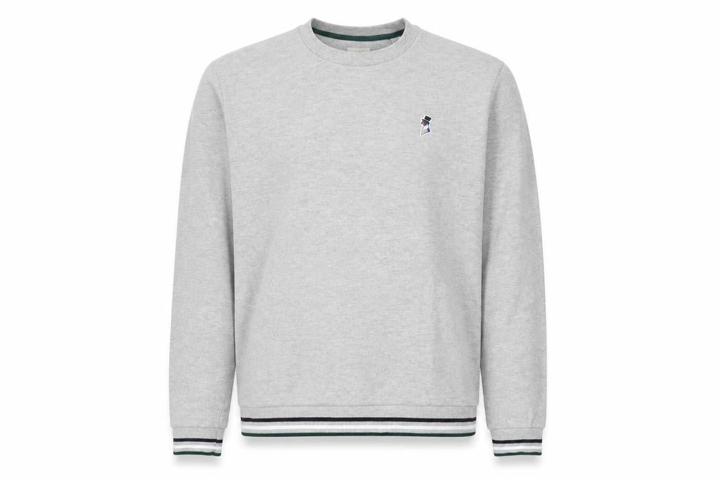 Mens UK Size L Jack Wills Grey Pullover Sweatshirt