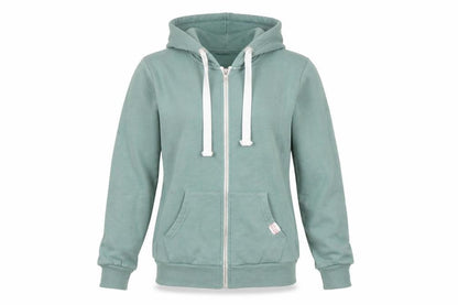 Urban Look Womens Green Polyester Full Zip Hoodie Size L Zip