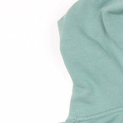 Urban Look Womens Green Polyester Full Zip Hoodie Size L Zip