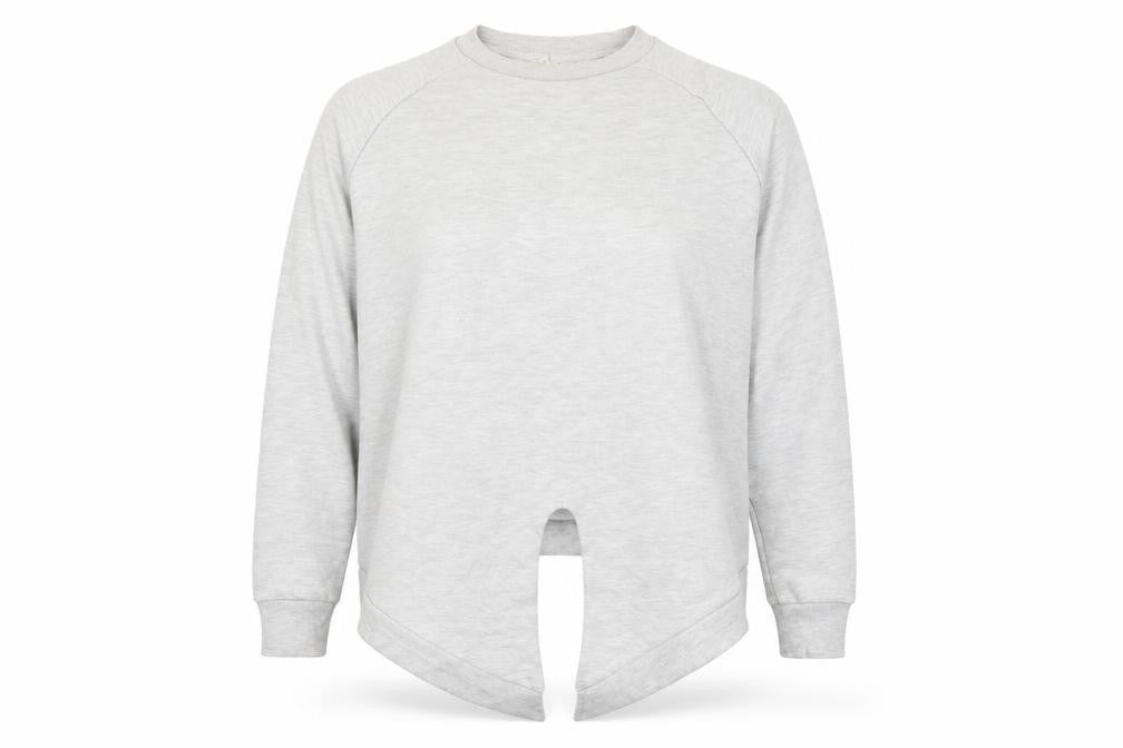 Next Womens Grey Polyester Pullover Sweatshirt Size 10