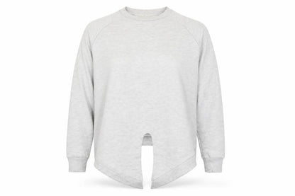 Next Womens Grey Polyester Pullover Sweatshirt Size 10