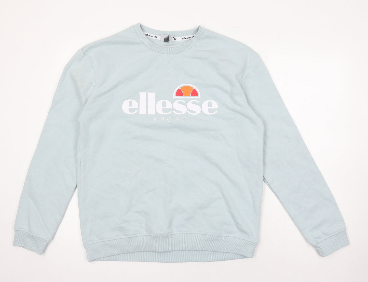 ellesse Womens Blue Polyester Pullover Sweatshirt Size 16
