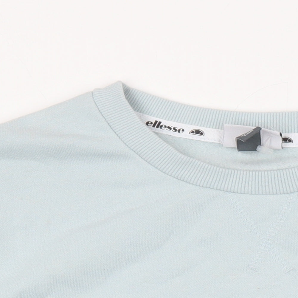 ellesse Womens Blue Polyester Pullover Sweatshirt Size 16