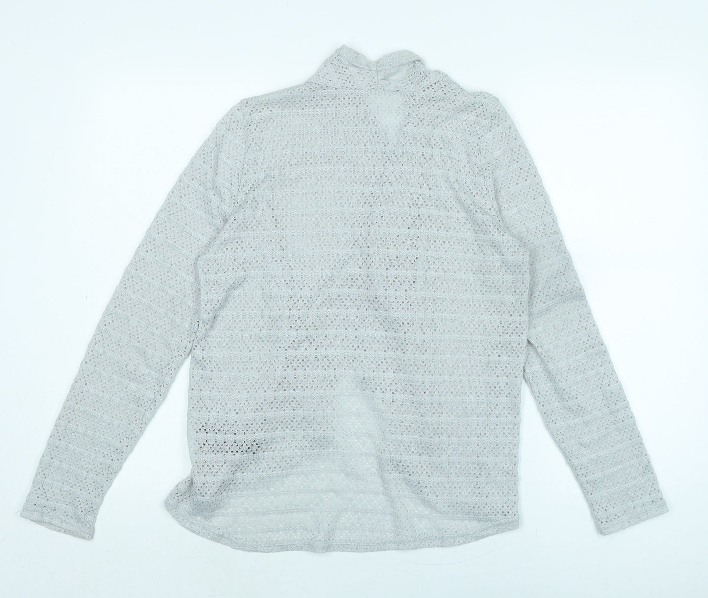 Womens UK Size XS Oasis Grey Shrug Jumper