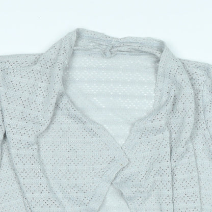 Womens UK Size XS Oasis Grey Shrug Jumper