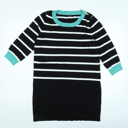 Womens UK Size 14 M&Co Black Pullover Jumper