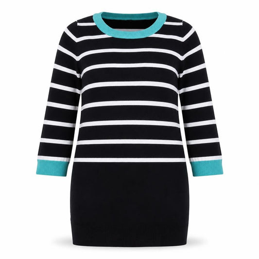 Womens UK Size 14 M&Co Black Pullover Jumper