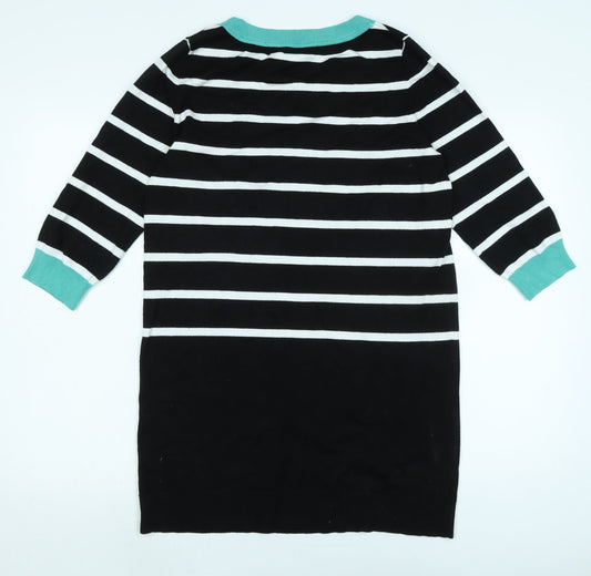 Womens UK Size 14 M&Co Black Pullover Jumper