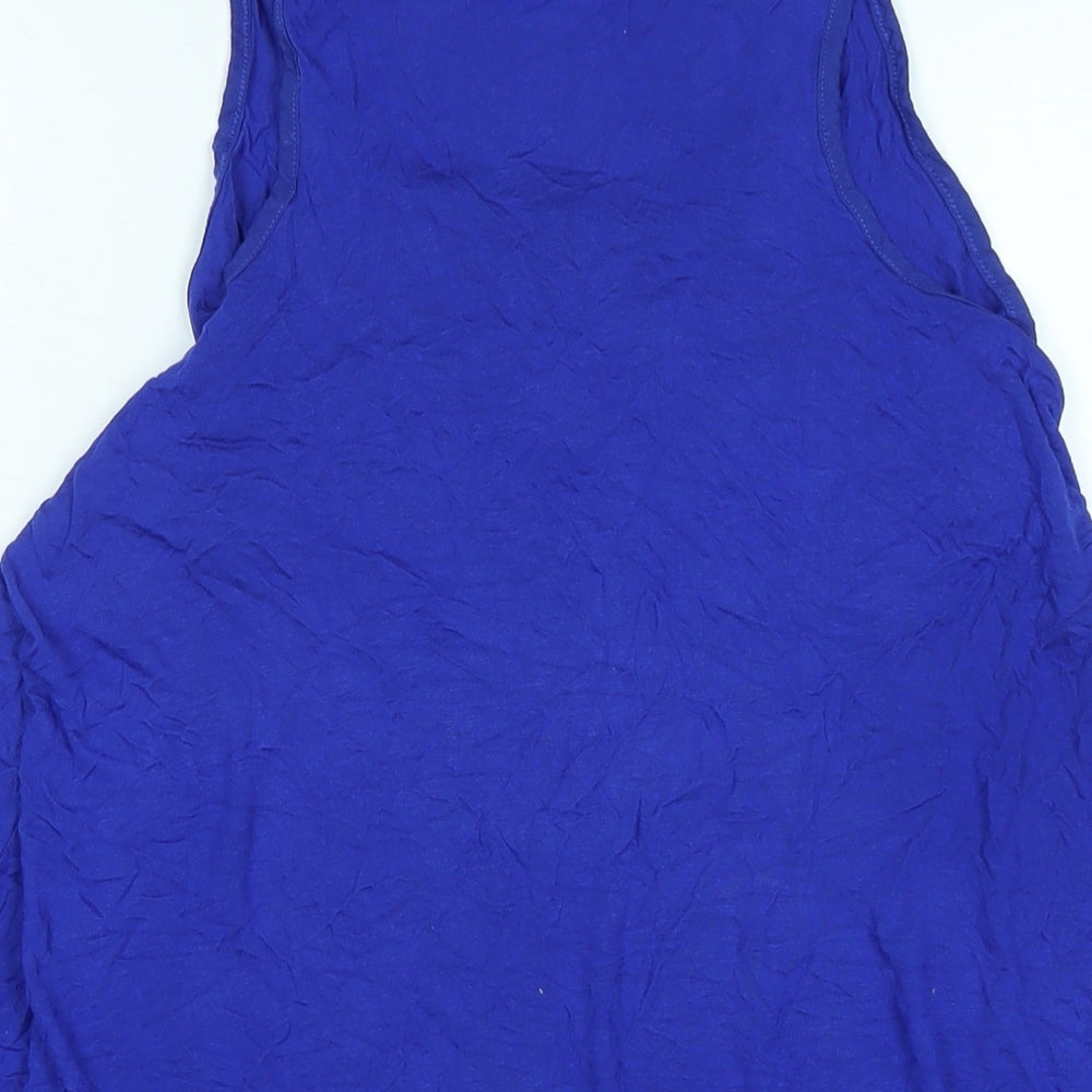 Womens UK Size 16 Marks and Spencer Blue Basic Tank