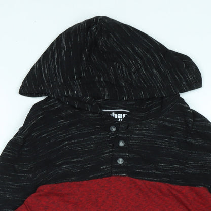 Urban Pipeline Boys Black Cotton Pullover T-Shirt Size M Crew Neck