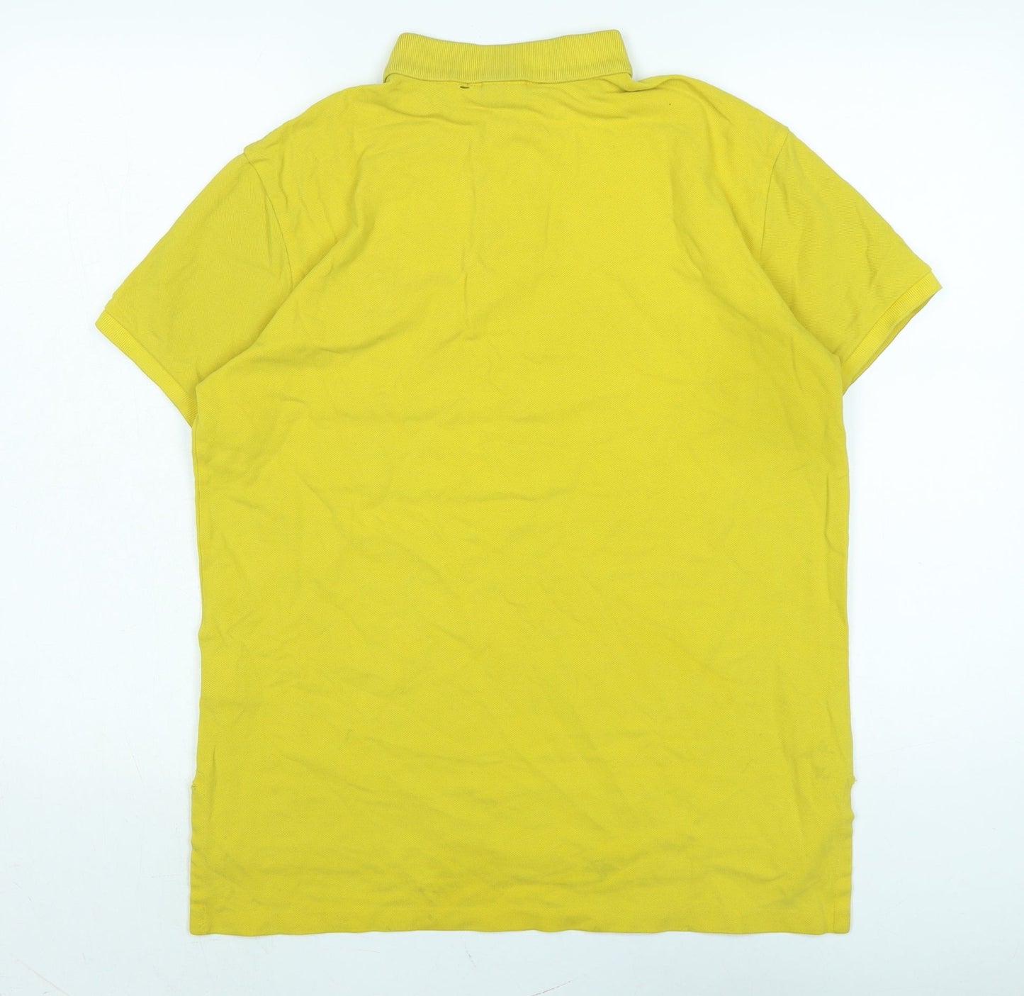 Polo Ralph Lauren Mens White Cashmere Blend Polo Size M Collared Button