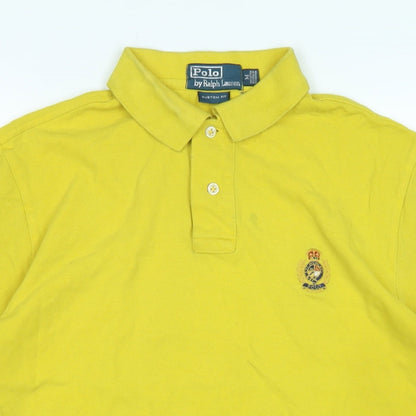 Polo Ralph Lauren Mens White Cashmere Blend Polo Size M Collared Button