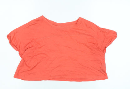 Womens UK Size XS H&M Pink Basic T-Shirt