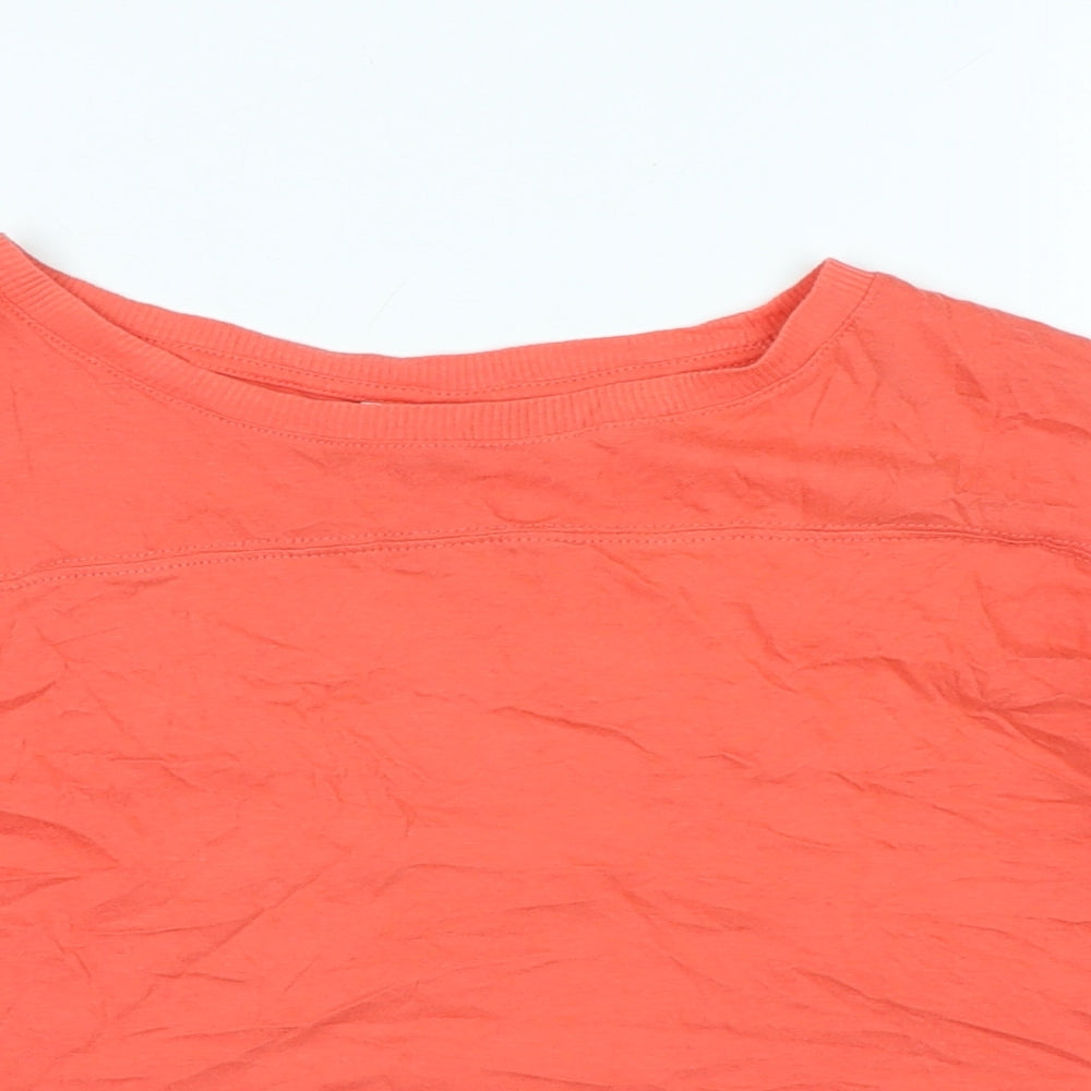 Womens UK Size XS H&M Pink Basic T-Shirt