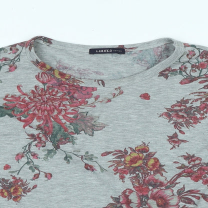 Womens UK Size 14 Marks and Spencer Grey Jersey Blouse