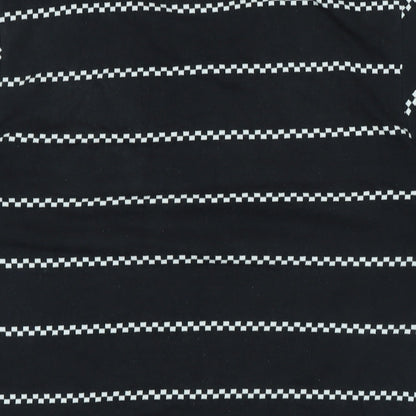 quidado con el pero Womens Black Cotton Basic T-Shirt Size M Crew Neck