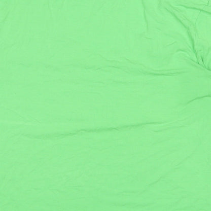 Womens UK Size L Precis Green Basic T-Shirt