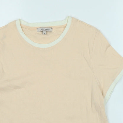 Womens UK Size 16 Marks and Spencer Orange Basic T-Shirt
