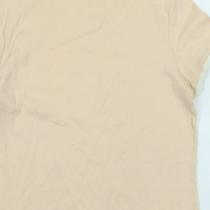 Womens UK Size 16 Marks and Spencer Orange Basic T-Shirt