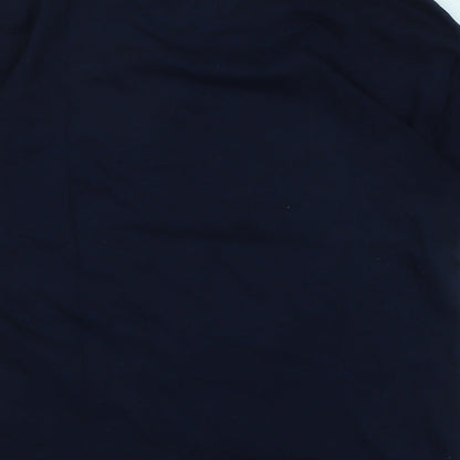 Womens UK Size 12 Marks and Spencer Blue Basic T-Shirt