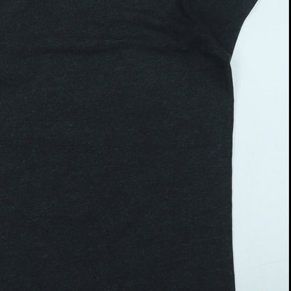 Fashion House Girls Blue Cotton Basic T-Shirt Size 14 Years Crew Neck