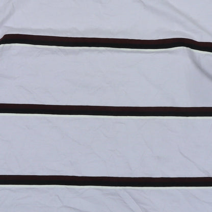 Topman Mens Purple Cotton T-Shirt Size M Crew Neck