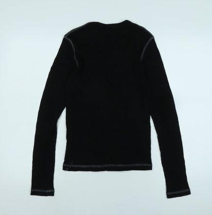 Mens UK Size XS Burton Black  T-Shirt