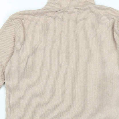 Womens UK Size M H&M Pink Pullover Jumper