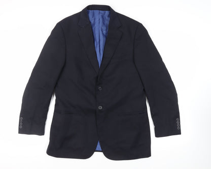 Mens UK Size 40 Marks and Spencer Regular Blue Suit Jacket