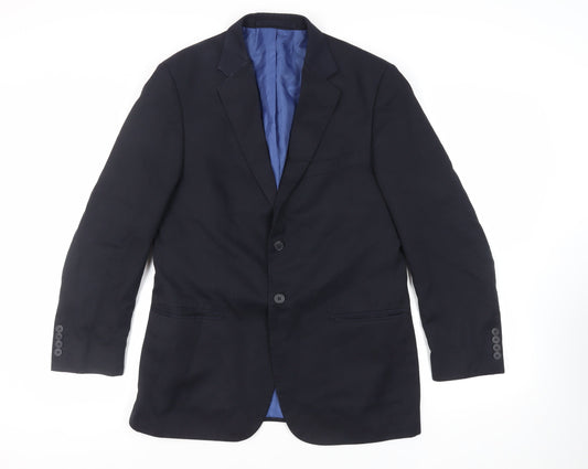 Mens UK Size 40 Marks and Spencer Regular Blue Suit Jacket