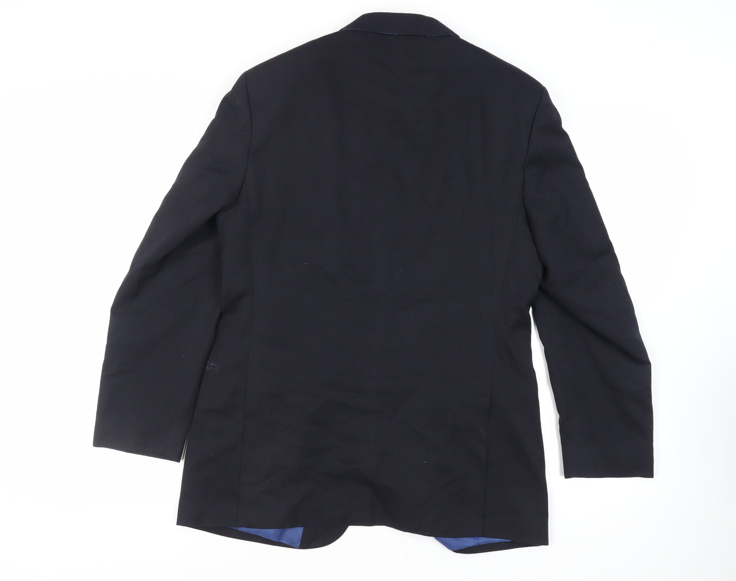Mens UK Size 40 Marks and Spencer Regular Blue Suit Jacket