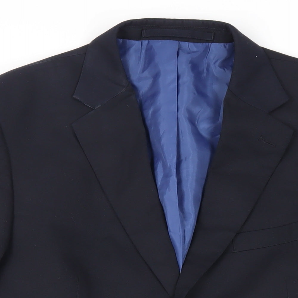 Mens UK Size 40 Marks and Spencer Regular Blue Suit Jacket