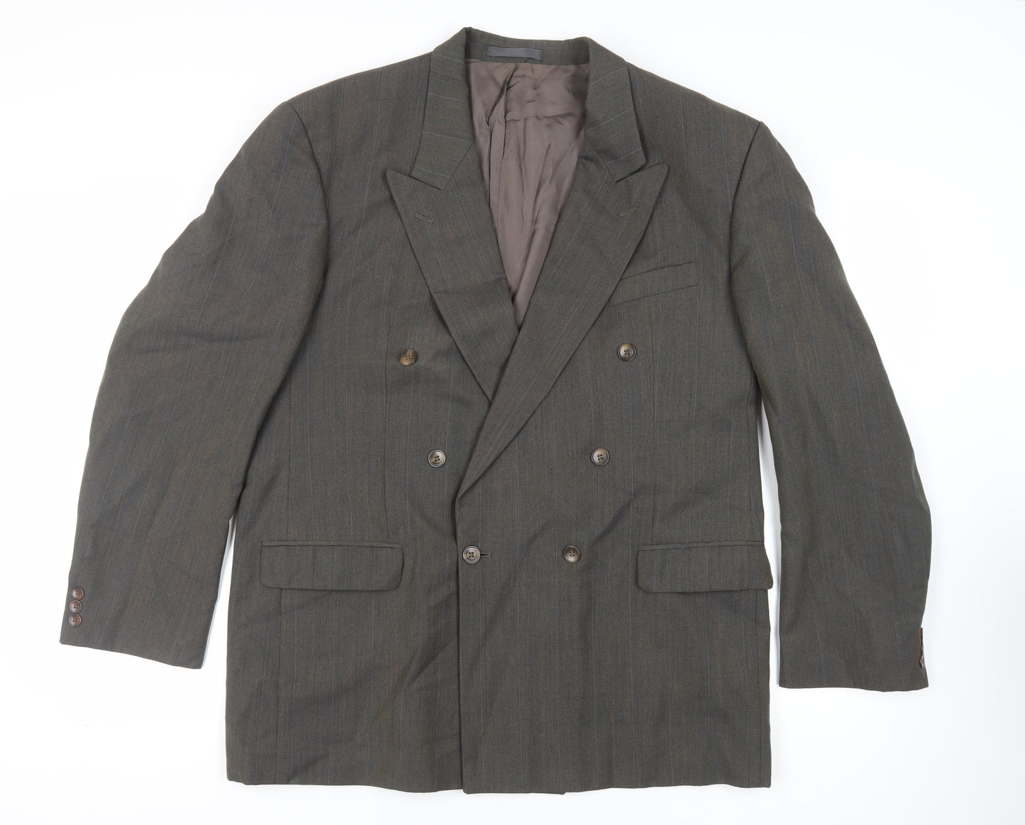 Mens UK Size 46 St Michael Regular Green Suit Jacket