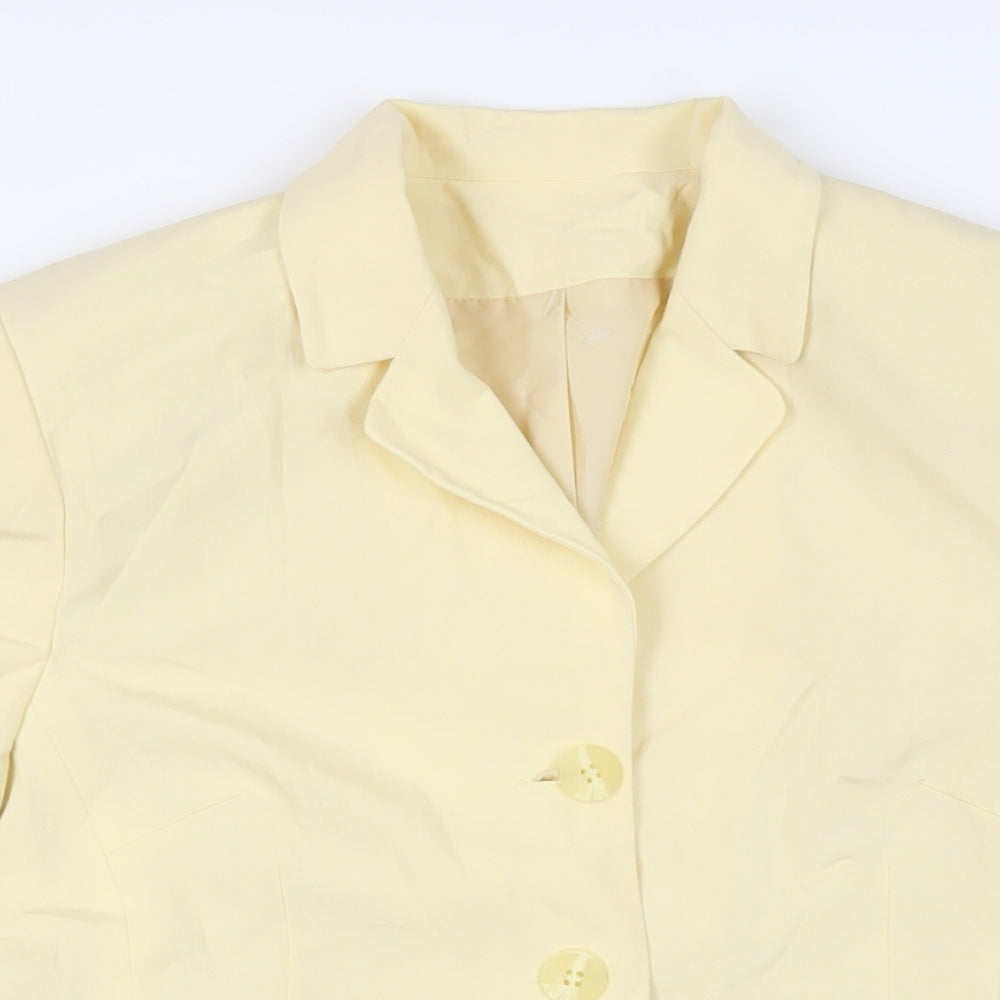 Womens UK Size 14 New Look Yellow Jacket