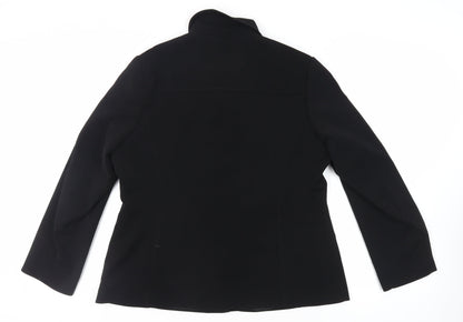 Womens UK Size 18 AMARANTO Black Jacket