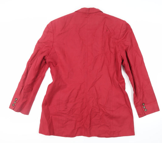 Womens UK Size 14 Lands' End Red Jacket