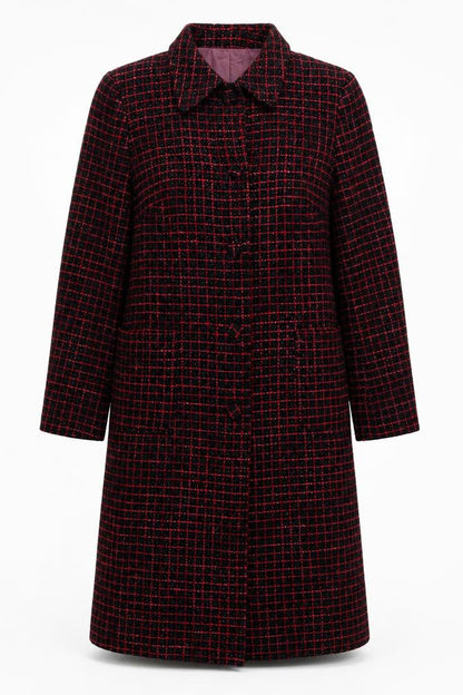 Womens UK Size 14 J.Taylor Black Overcoat