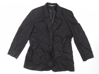 Womens UK Size 14 St Bernard Black Jacket