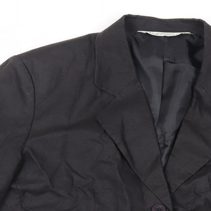 Womens UK Size 14 St Bernard Black Jacket