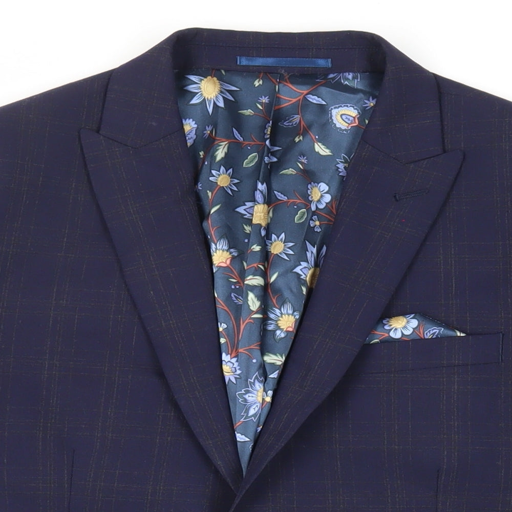 Mens UK Size 40 NEXT Regular Blue Suit Jacket