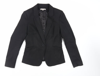 Womens UK Size 10 H&M Black Jacket