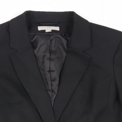 Womens UK Size 10 H&M Black Jacket