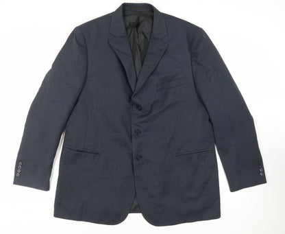 Mens UK Size 46 Marks and Spencer Regular Blue Suit Jacket