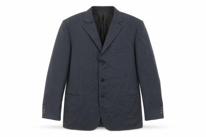 Marks & Spencer Mens Blue Polyester Jacket Suit Jacket Size 46 Regular