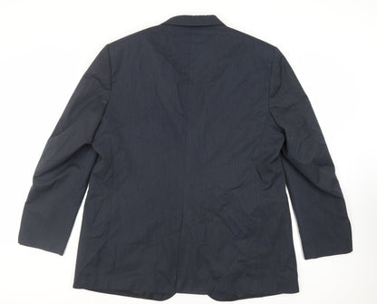 Mens UK Size 46 Marks and Spencer Regular Blue Suit Jacket