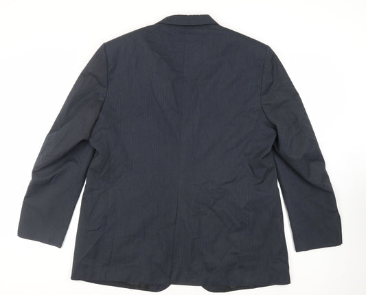 Mens UK Size 46 Marks and Spencer Regular Blue Suit Jacket