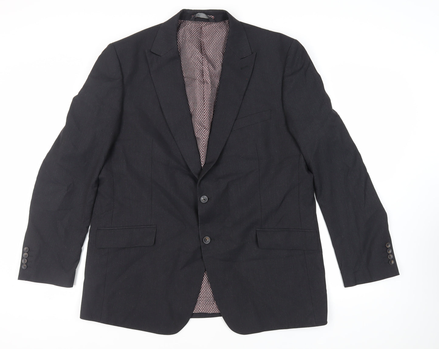 Mens UK Size 46 Marks and Spencer Regular Black Suit Jacket