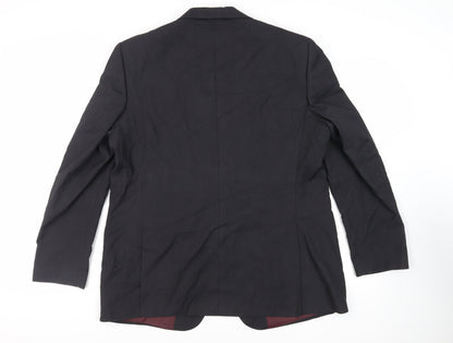 Mens UK Size 46 Marks and Spencer Regular Black Suit Jacket