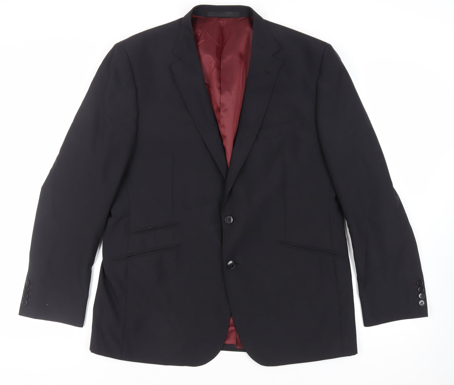 Mens UK Size 44 Marks and Spencer Regular Black Suit Jacket