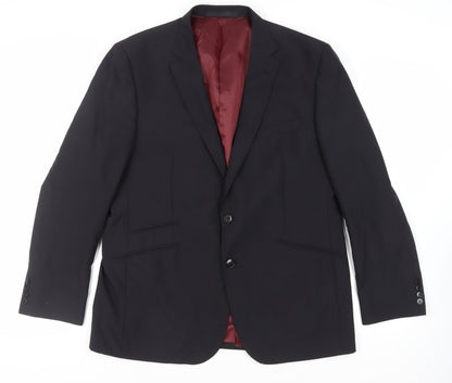 Mens UK Size 44 Marks and Spencer Regular Black Suit Jacket